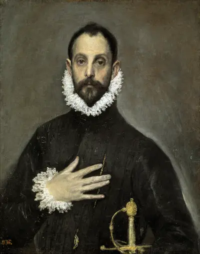 The Nobleman with his Hand on his Chest El Greco